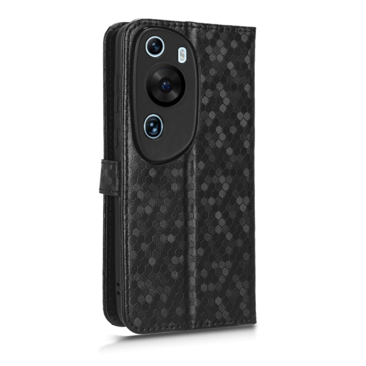 For Huawei P60 Art Honeycomb Dot Texture Leather Phone Case
