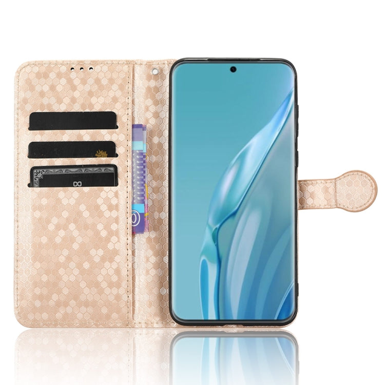 For Huawei P60 Art Honeycomb Dot Texture Leather Phone Case