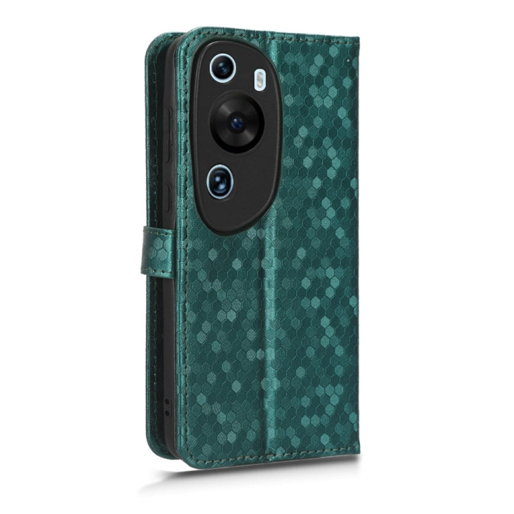 For Huawei P60 Art Honeycomb Dot Texture Leather Phone Case
