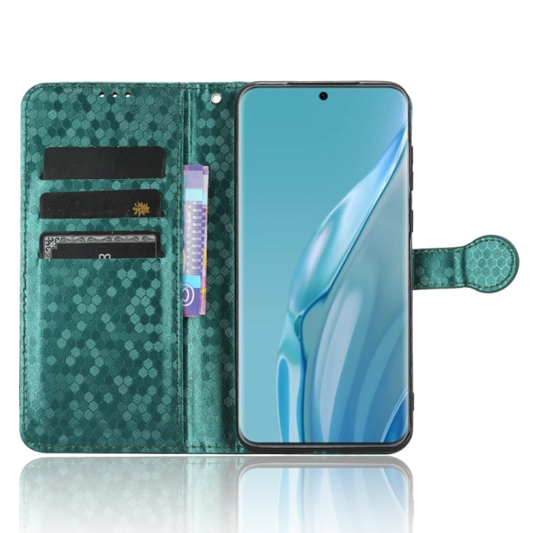 For Huawei P60 Art Honeycomb Dot Texture Leather Phone Case