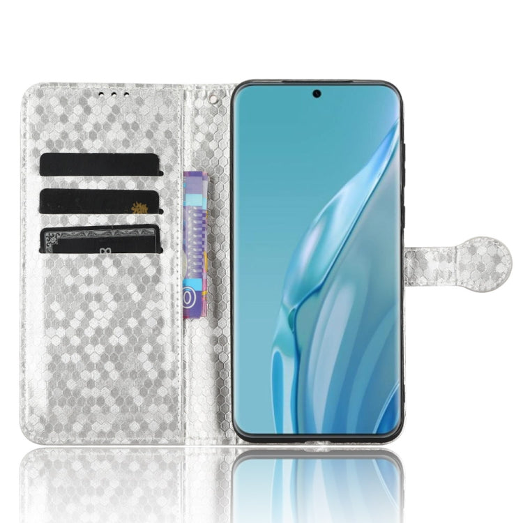 For Huawei P60 Art Honeycomb Dot Texture Leather Phone Case