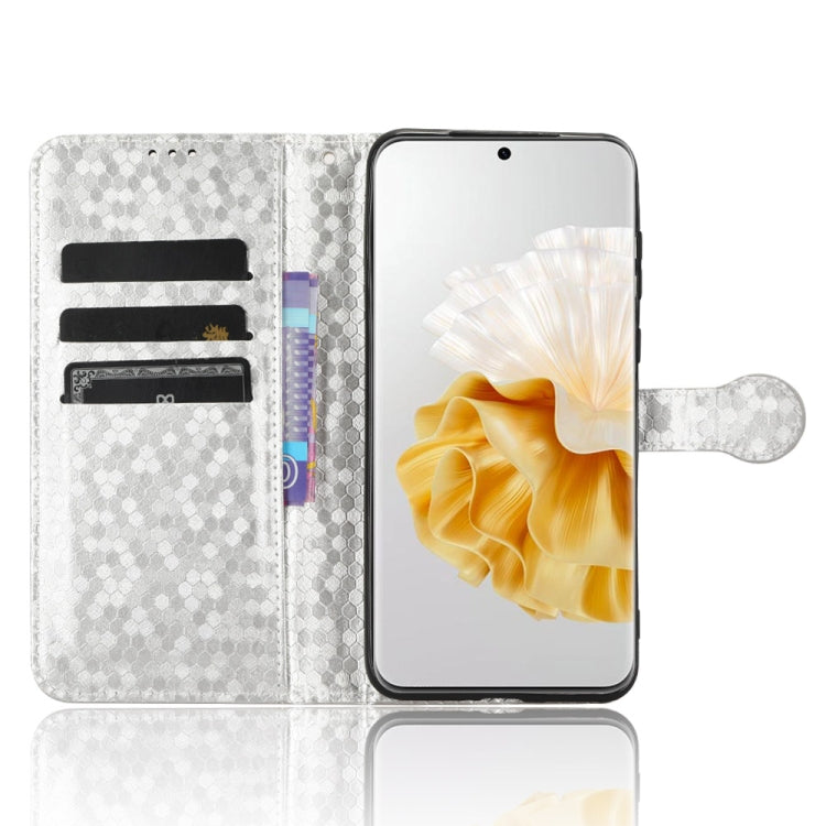 For Huawei P60 / P60 Pro Honeycomb Dot Texture Leather Phone Case