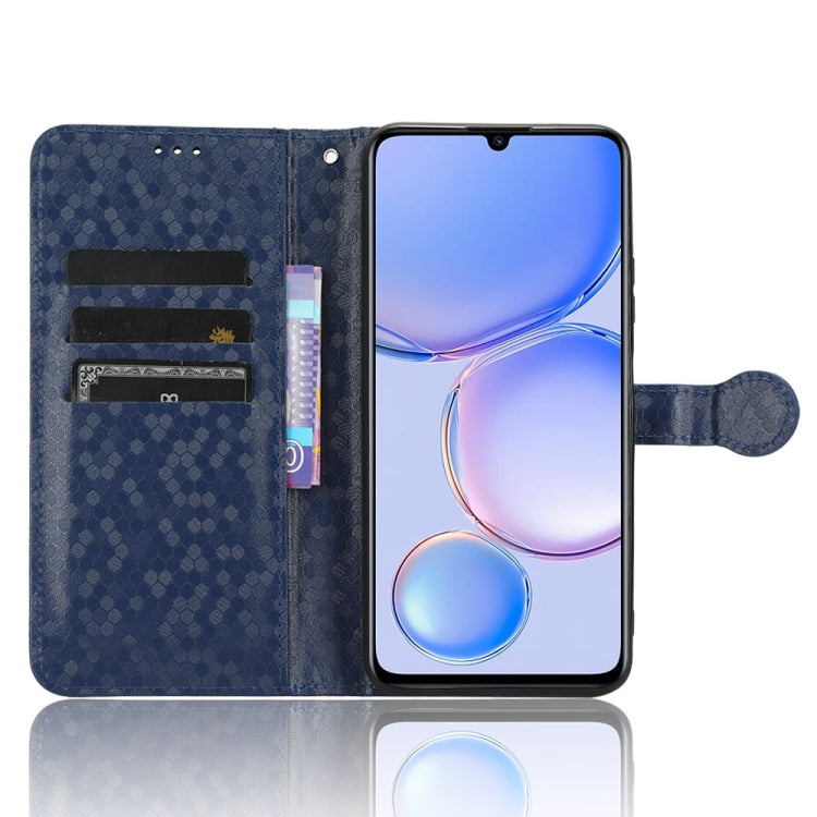 For Huawei Enjoy 60 4G Honeycomb Dot Texture Leather Phone Case