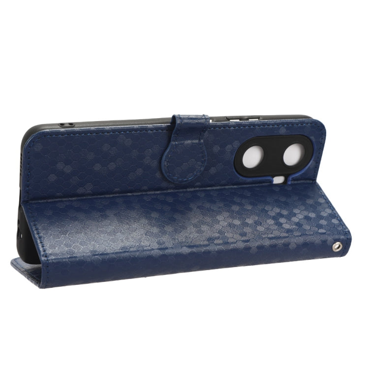 For Huawei Enjoy 60 4G Honeycomb Dot Texture Leather Phone Case