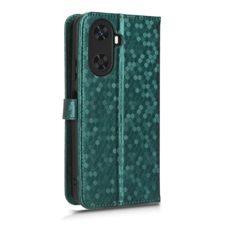 For Huawei Enjoy 60 4G Honeycomb Dot Texture Leather Phone Case