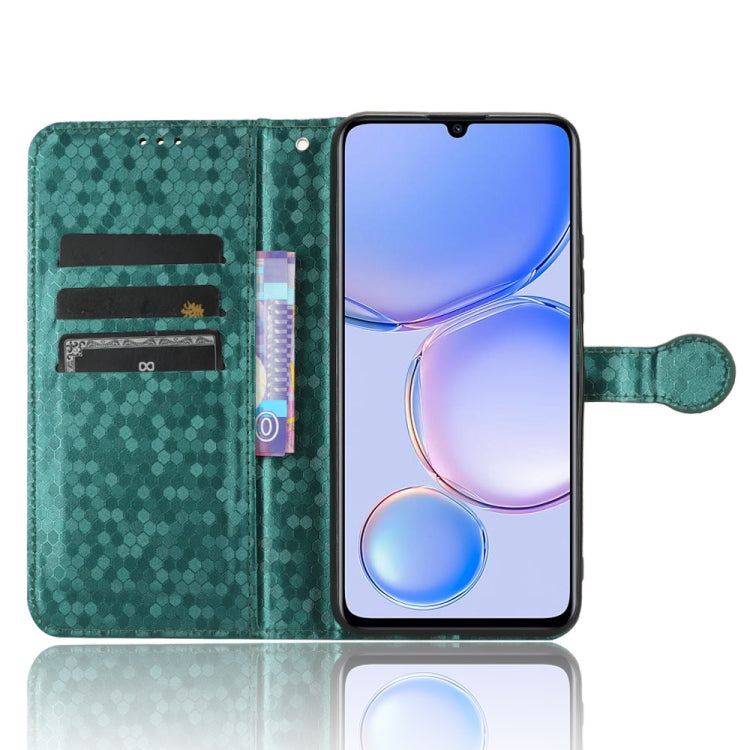 For Huawei Enjoy 60 4G Honeycomb Dot Texture Leather Phone Case
