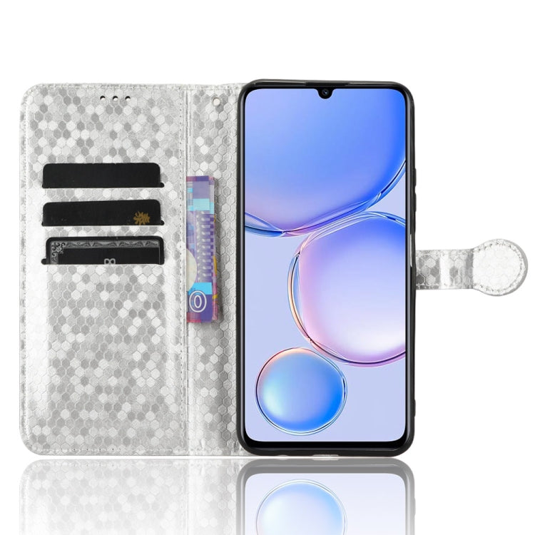 For Huawei Enjoy 60 4G Honeycomb Dot Texture Leather Phone Case