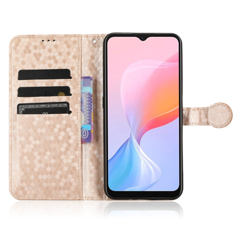 For Blackview A85 Honeycomb Dot Texture Leather Phone Case