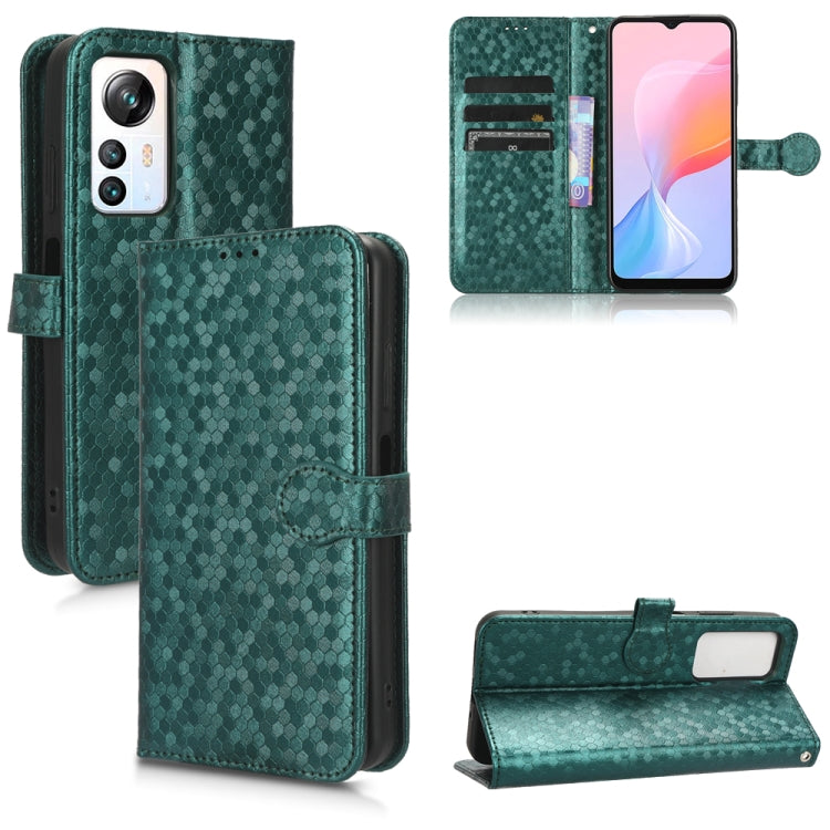 For Blackview A85 Honeycomb Dot Texture Leather Phone Case
