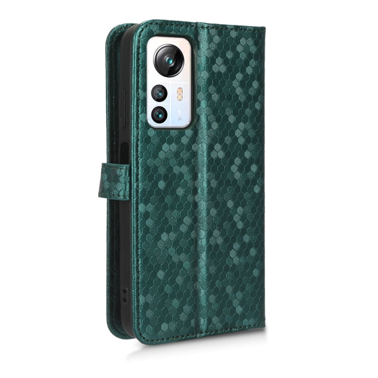 For Blackview A85 Honeycomb Dot Texture Leather Phone Case