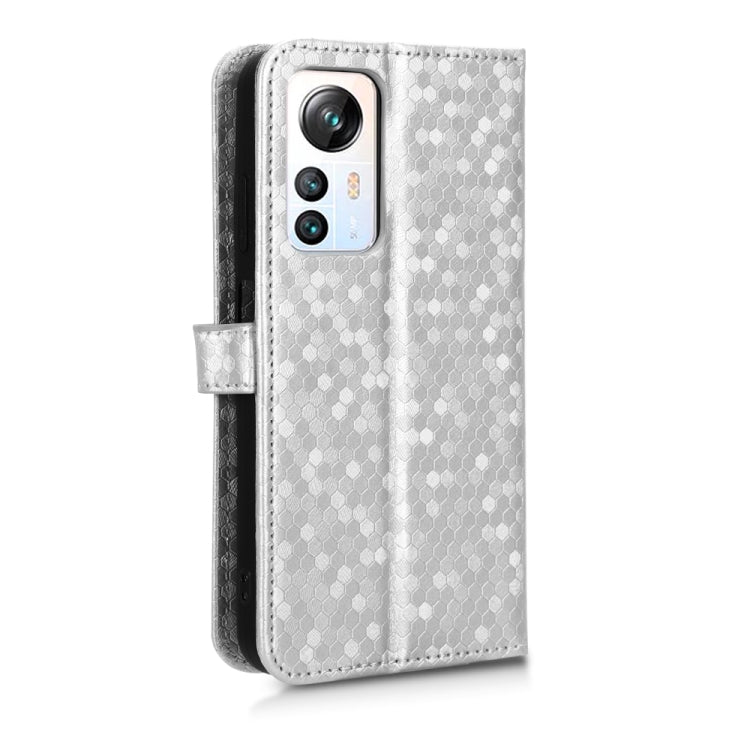 For Blackview A85 Honeycomb Dot Texture Leather Phone Case