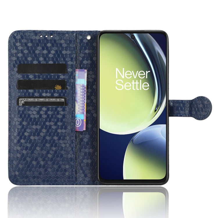 For OnePlus Nord CE 3 Honeycomb Dot Texture Leather Phone Case