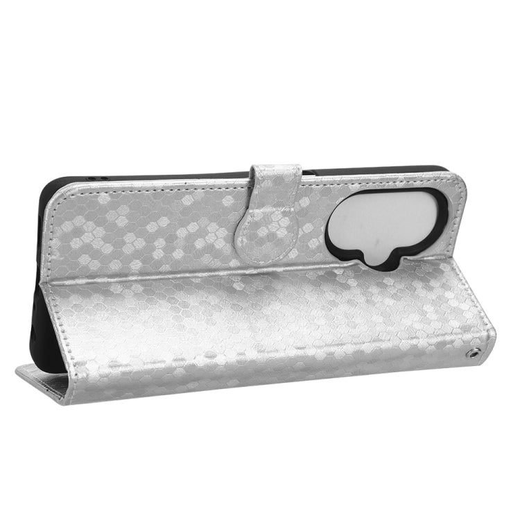 For OnePlus Nord CE 3 Honeycomb Dot Texture Leather Phone Case