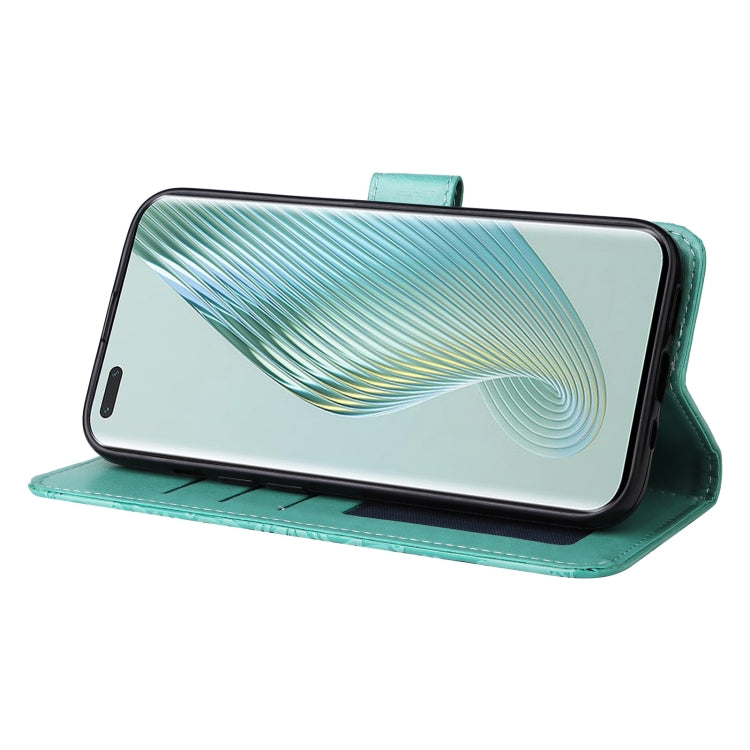 For Honor Magic5 Pro Embossed Sunflower Leather Phone Case