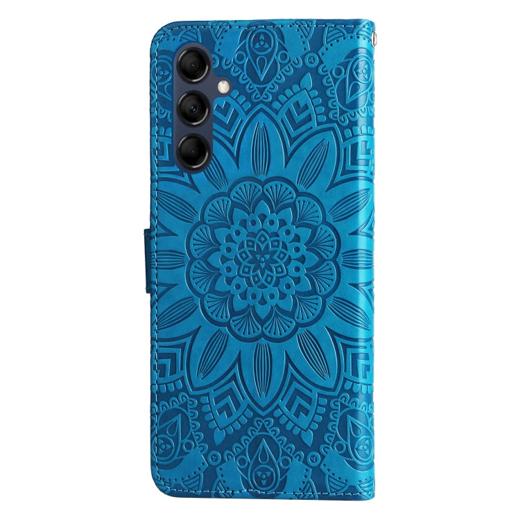 For Samsung Galaxy M14 5G Embossed Sunflower Leather Phone Case