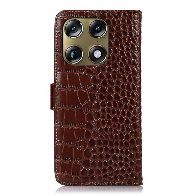 For Motorola Moto X70 Air Pro 5G Crocodile Top Layer Cowhide Leather Phone Case