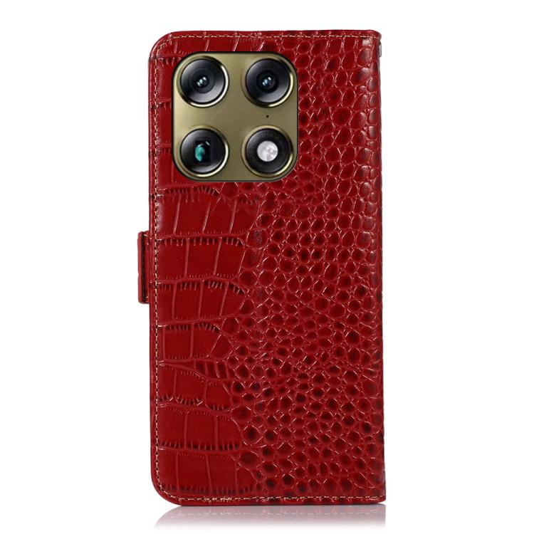 For Motorola Moto X70 Air Pro 5G Crocodile Top Layer Cowhide Leather Phone Case