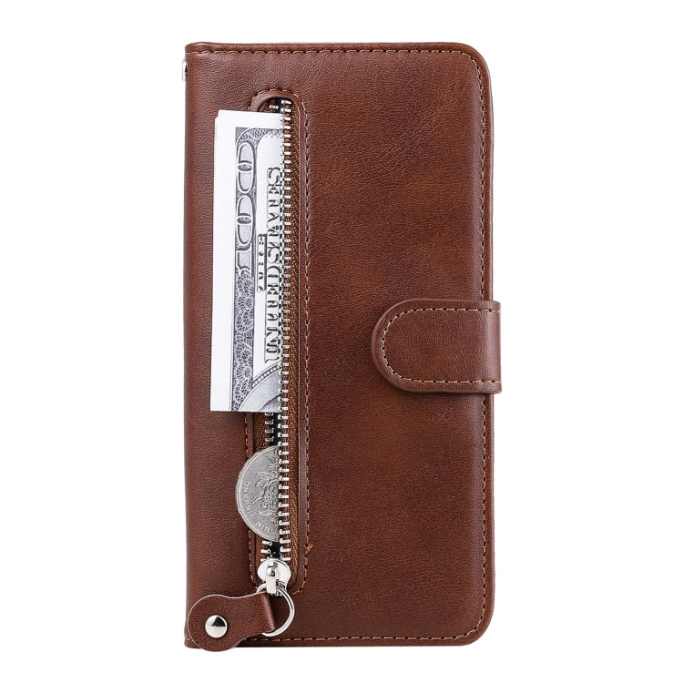 For Xiaomi Redmi Note 12 4G Global Calf Texture Zipper Leather Phone Case