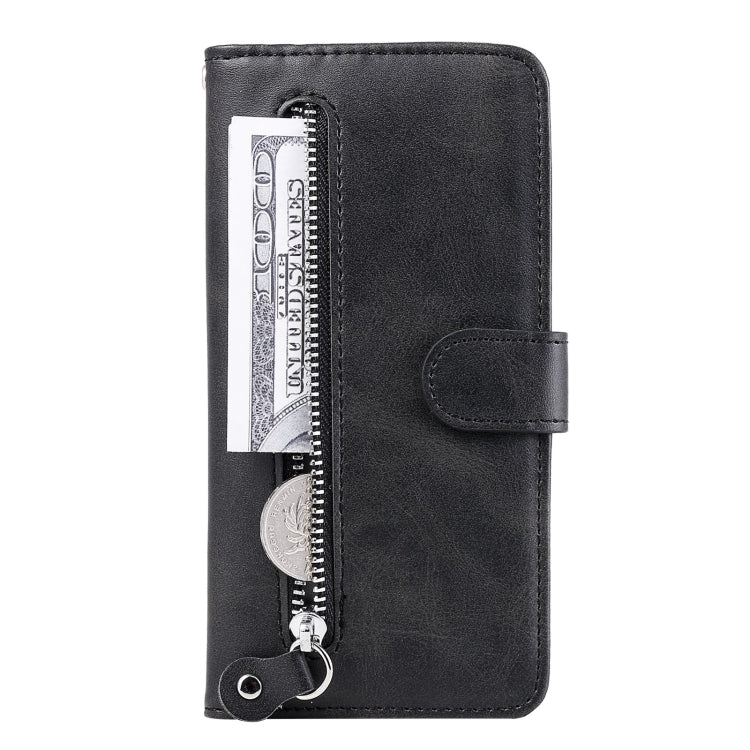 For Xiaomi Redmi Note 12 4G Global Calf Texture Zipper Leather Phone Case