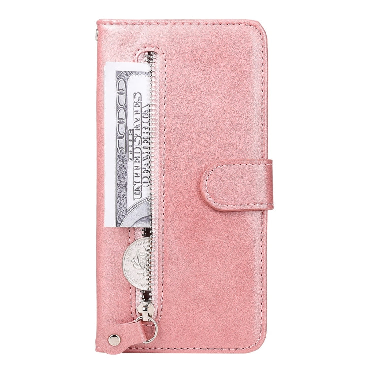 For Samsung Galaxy M14 5G Calf Texture Zipper Leather Phone Case