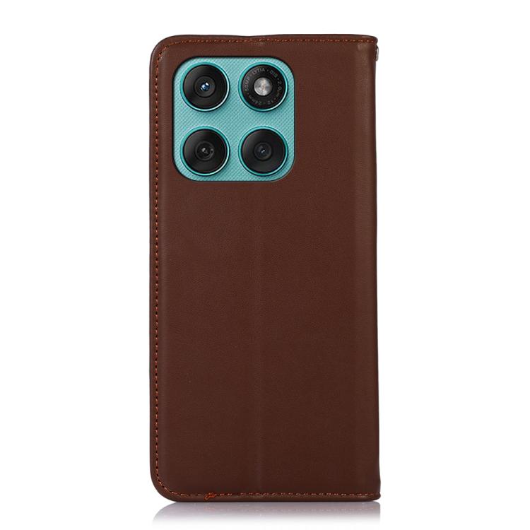 For Motorola Edge 60 Fusion / 60 Pro / 60 KHAZNEH Nappa Top Layer Cowhide Leather Phone Case