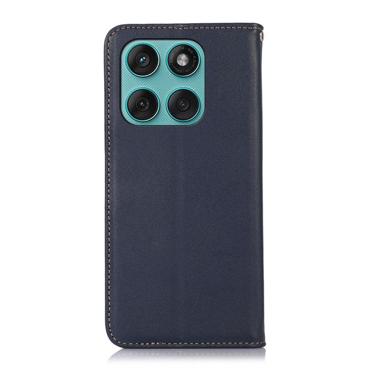 For Motorola Edge 60 Fusion / 60 Pro / 60 KHAZNEH Nappa Top Layer Cowhide Leather Phone Case