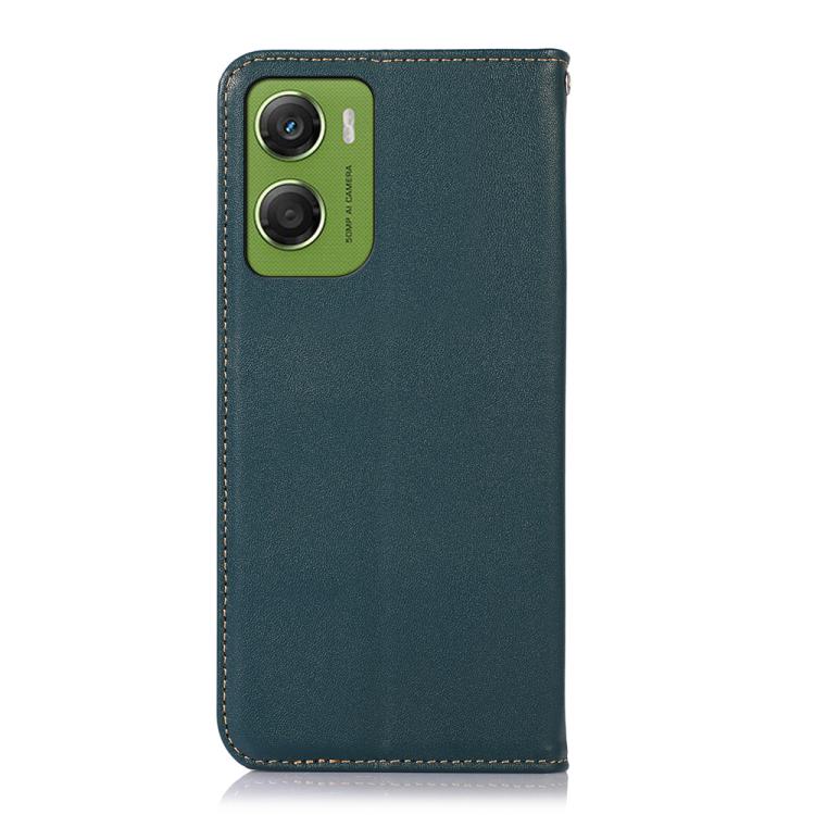 For Motorola Moto G06 4G KHAZNEH Nappa Top Layer Cowhide Leather Phone Case