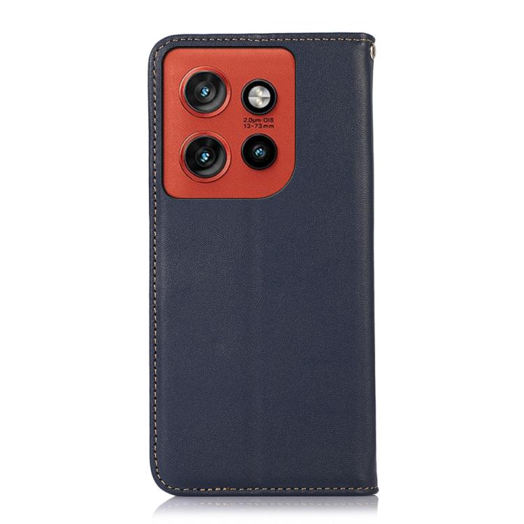 For Motorola Edge 60 Neo 5G KHAZNEH Nappa Top Layer Cowhide Leather Phone Case
