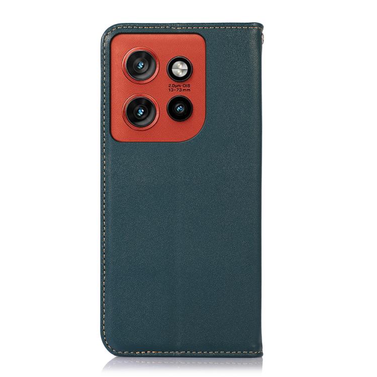 For Motorola Edge 60 Neo 5G KHAZNEH Nappa Top Layer Cowhide Leather Phone Case
