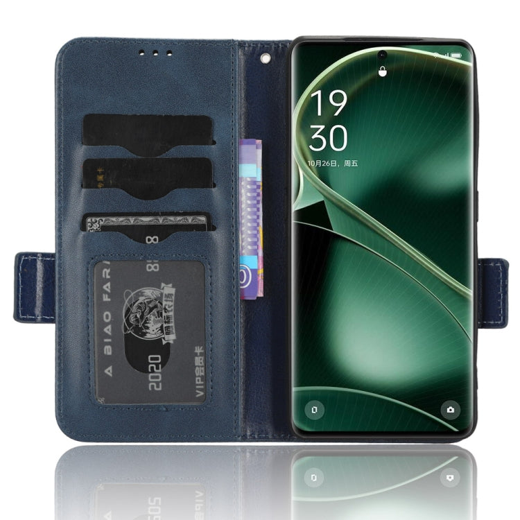 For OPPO Find X6 5G Symmetrical Triangle Leather Phone Case