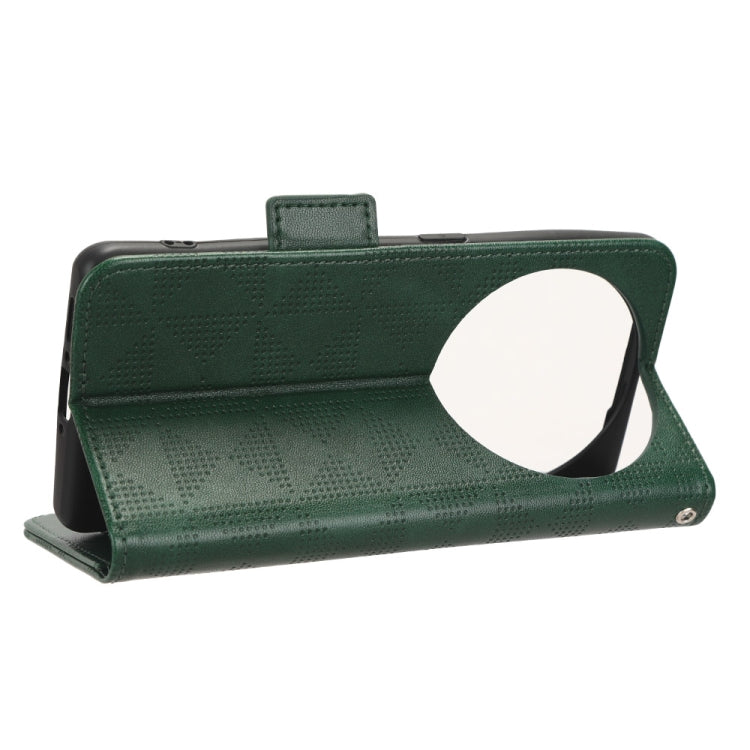 For OPPO Find X6 5G Symmetrical Triangle Leather Phone Case