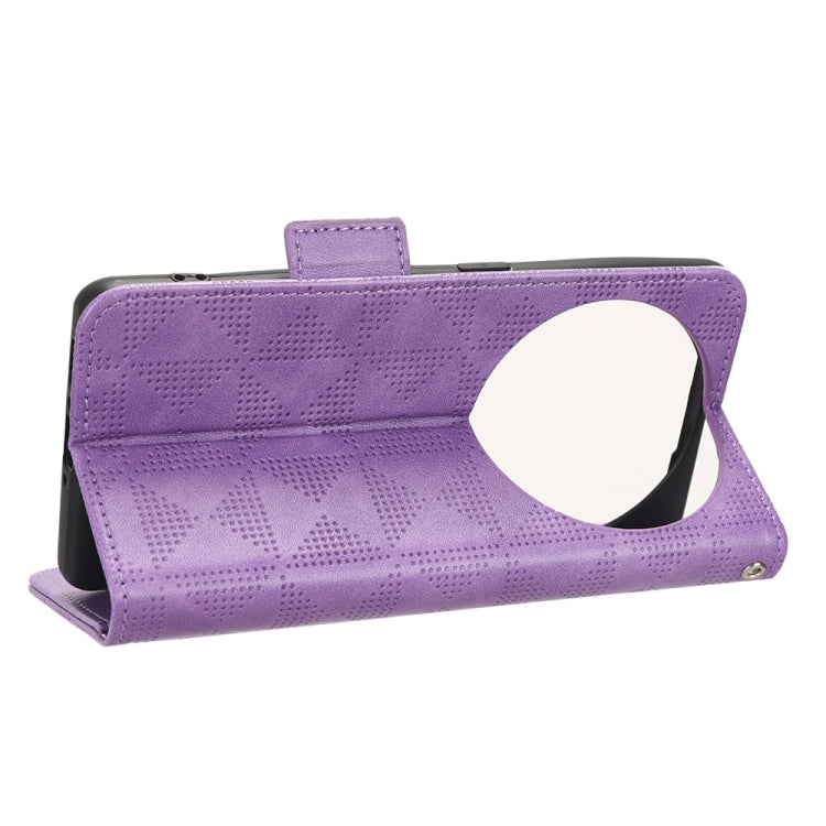 For OPPO Find X6 Pro 5G Symmetrical Triangle Leather Phone Case