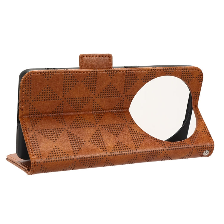 For OPPO Find X6 Pro 5G Symmetrical Triangle Leather Phone Case