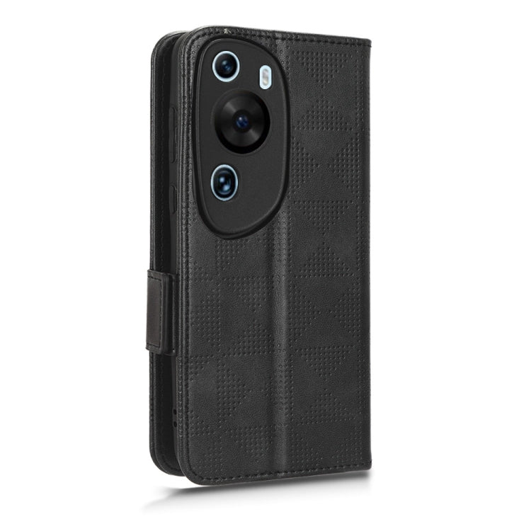 For Huawei P60 Art Symmetrical Triangle Leather Phone Case