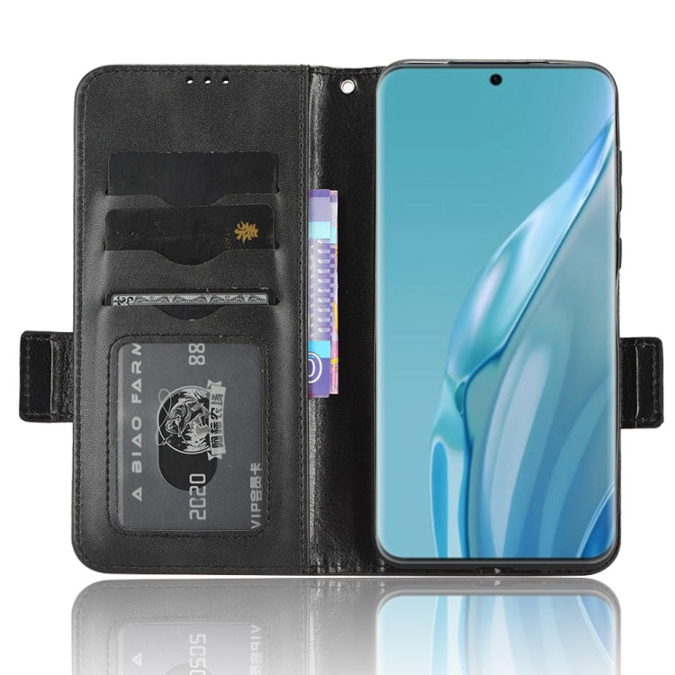 For Huawei P60 Art Symmetrical Triangle Leather Phone Case