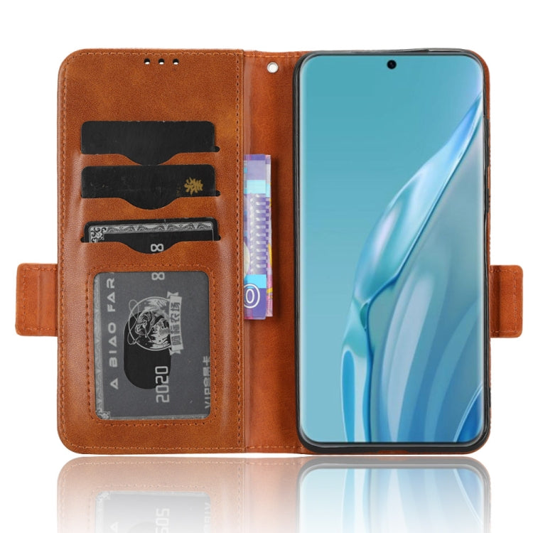 For Huawei P60 Art Symmetrical Triangle Leather Phone Case