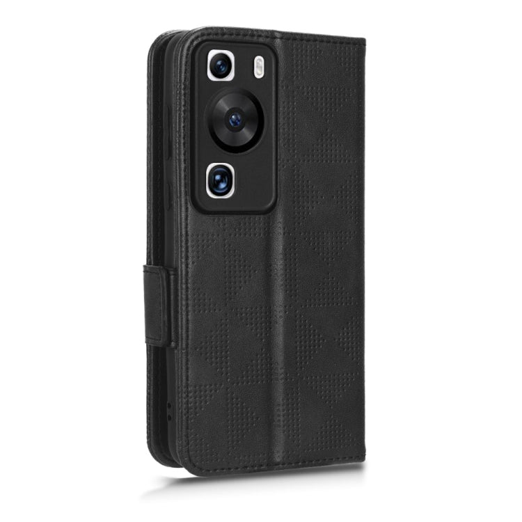 For Huawei P60 / P60 Pro Symmetrical Triangle Leather Phone Case