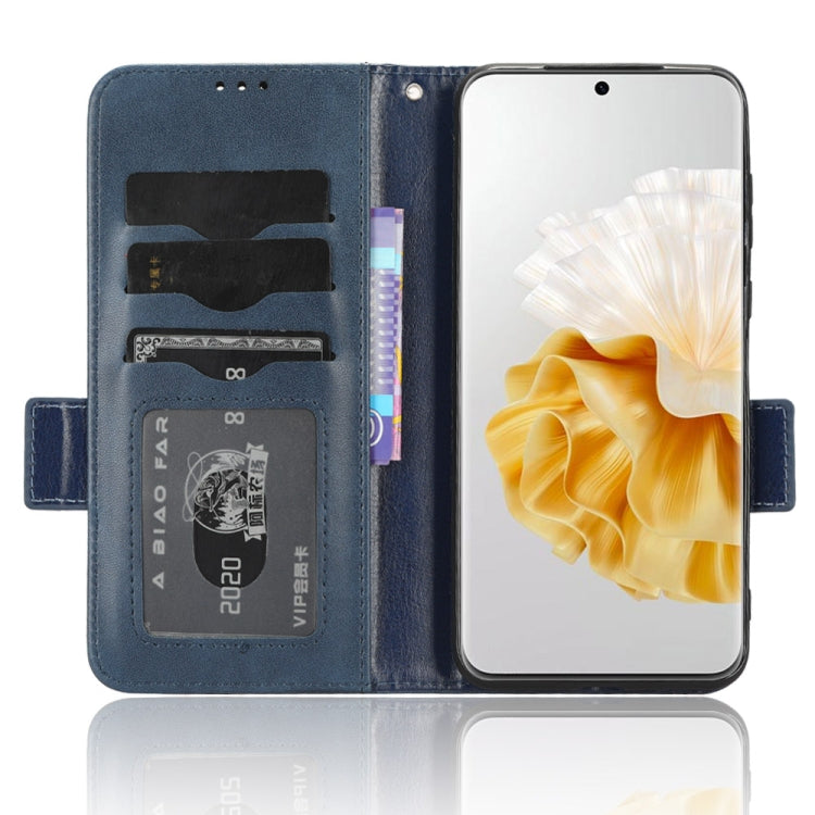 For Huawei P60 / P60 Pro Symmetrical Triangle Leather Phone Case