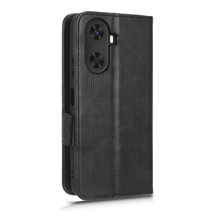 For Huawei Enjoy 60 4G Symmetrical Triangle Leather Phone Case