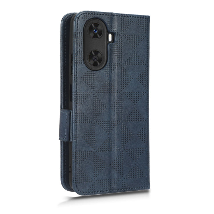 For Huawei Enjoy 60 4G Symmetrical Triangle Leather Phone Case