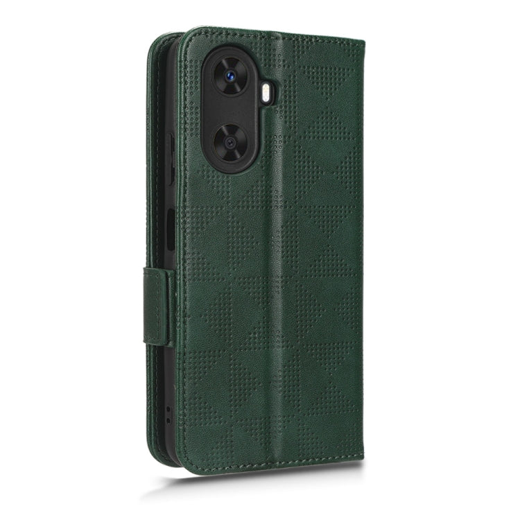 For Huawei Enjoy 60 4G Symmetrical Triangle Leather Phone Case