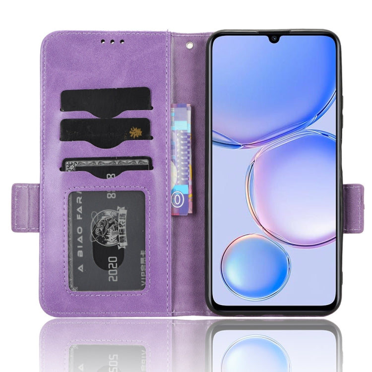 For Huawei Enjoy 60 4G Symmetrical Triangle Leather Phone Case