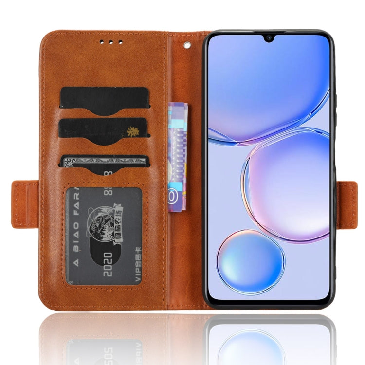 For Huawei Enjoy 60 4G Symmetrical Triangle Leather Phone Case