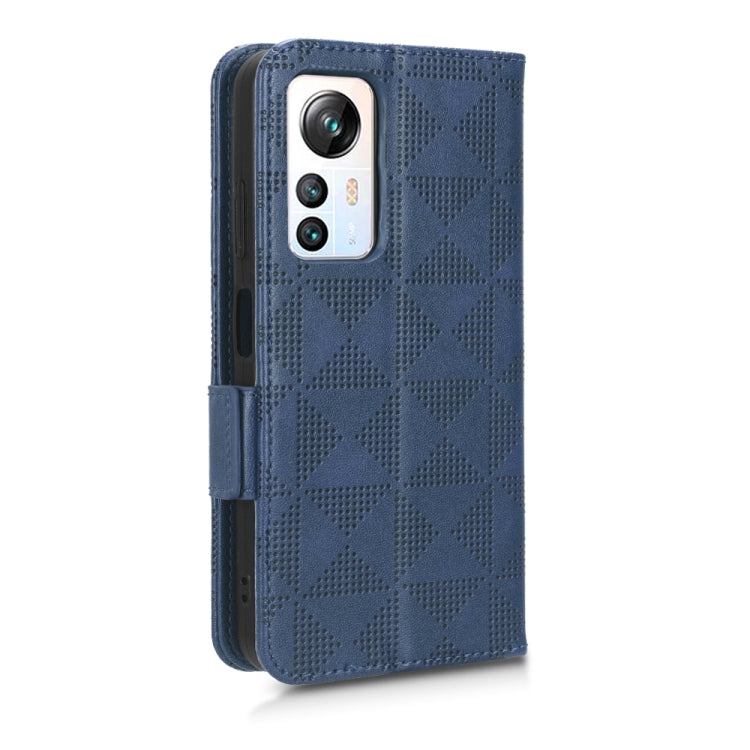 For Blackview A85 Symmetrical Triangle Leather Phone Case