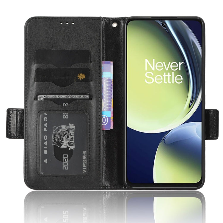 For OnePlus Nord CE 3 Symmetrical Triangle Leather Phone Case