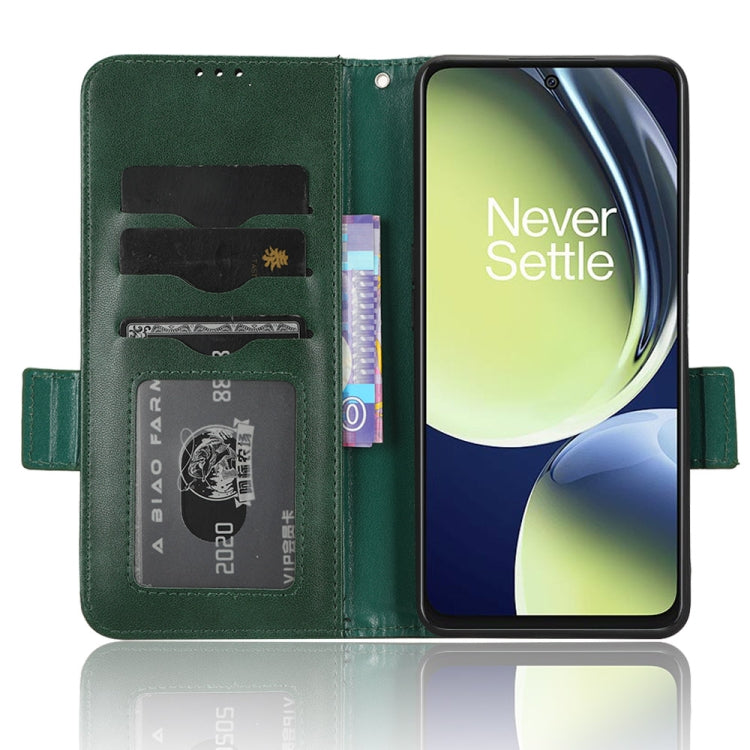 For OnePlus Nord CE 3 Symmetrical Triangle Leather Phone Case