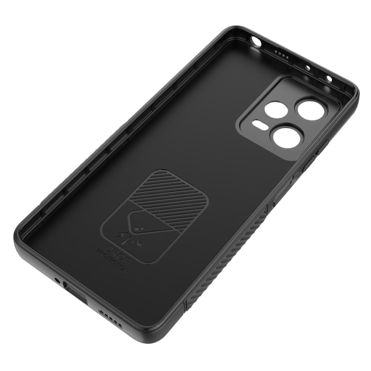 For Xiaomi Redmi Note 12 Pro 5G Global Wavy Texture TPU Phone Case with Lens Film