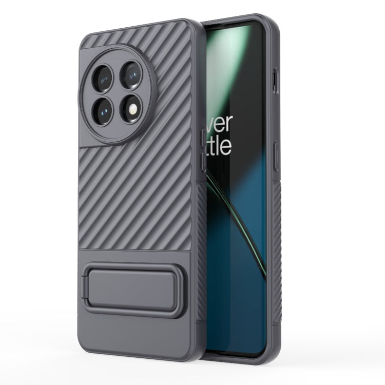 For OnePlus 11 5G Wavy Texture TPU Phone Case with Lens Film