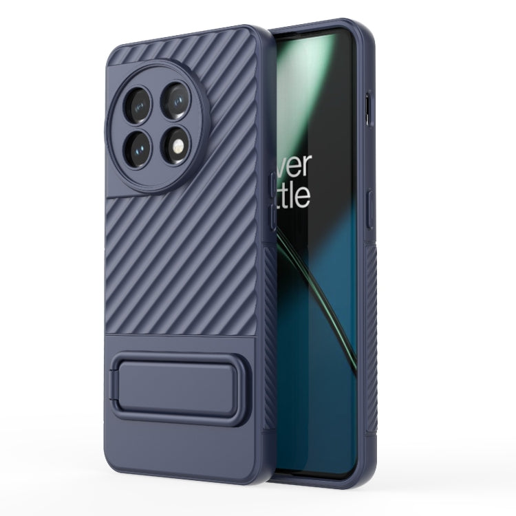 For OnePlus 11 5G Wavy Texture TPU Phone Case with Lens Film