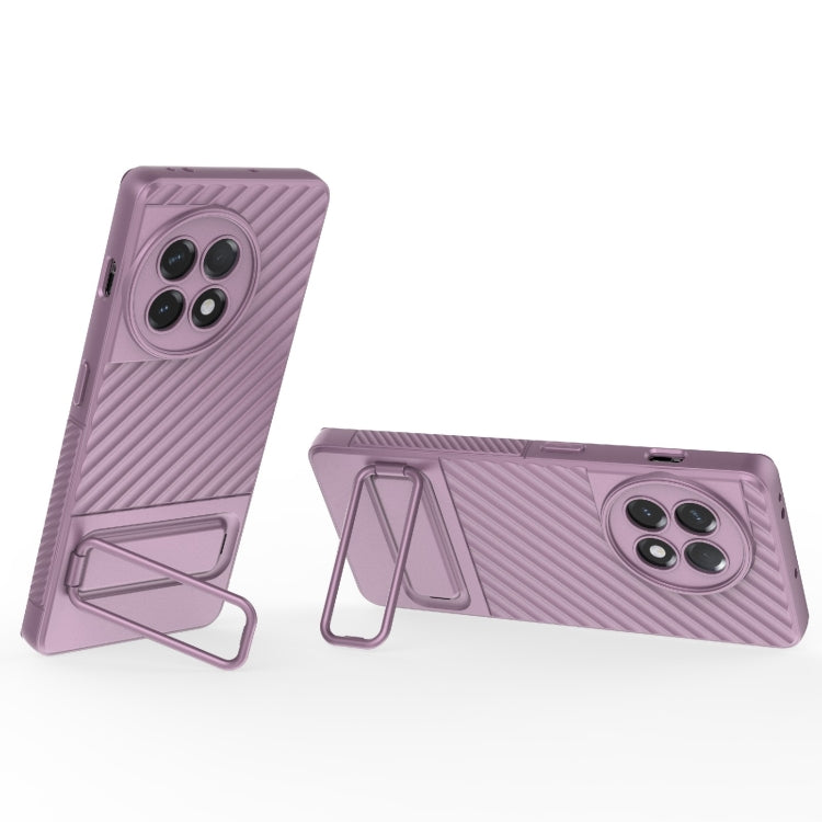 For OnePlus Ace 2 5G Wavy Texture TPU Phone Case with Lens Film